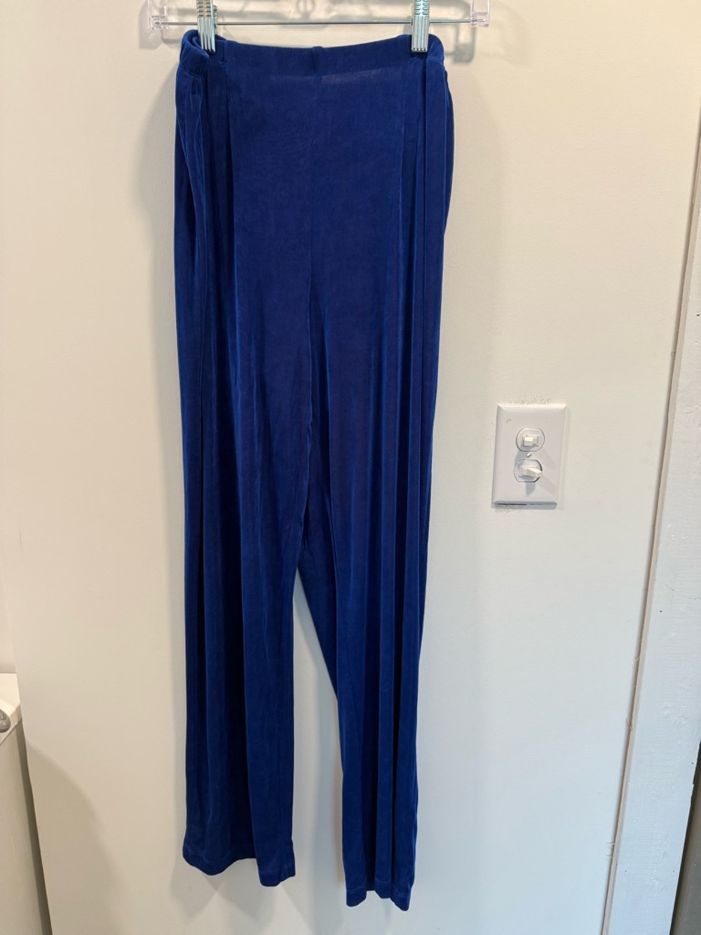 Laura Ashley Royal Blue Elastic Waist Pants